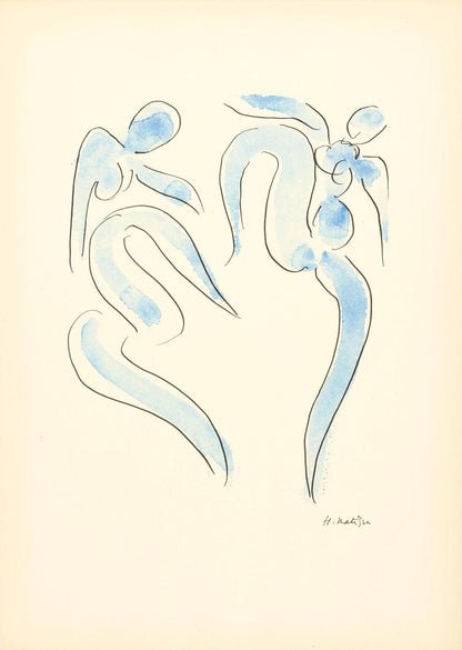 Henri Matisse, La Danse, Douze Contemporains, Lithograph