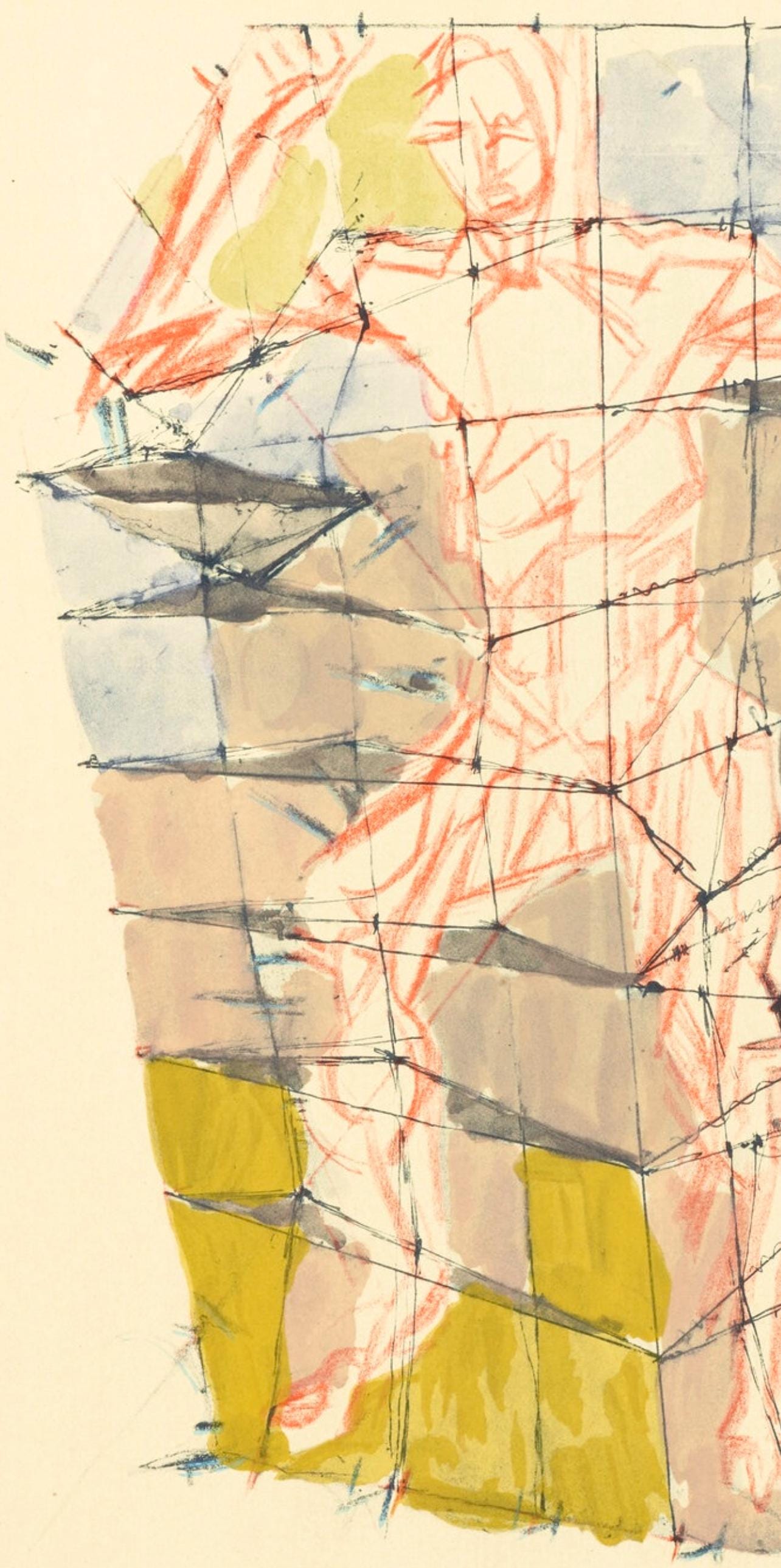 Jacques Villon, En Colre, Douze Contemporains, Lithograph