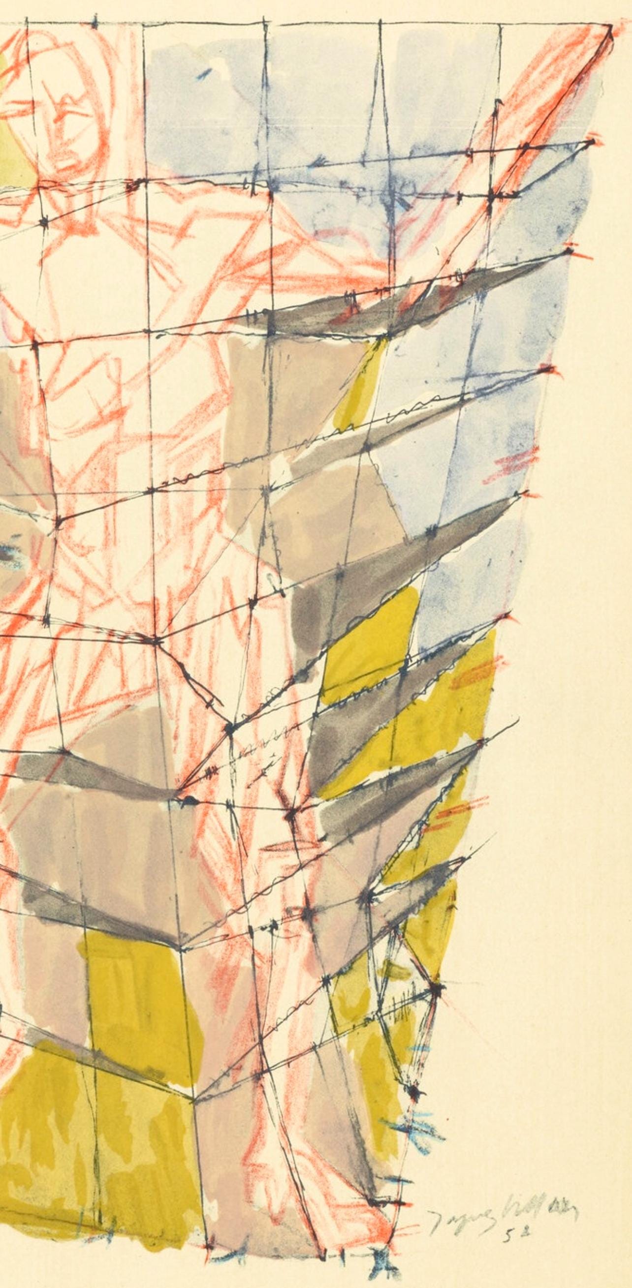 Jacques Villon, En Colre, Douze Contemporains, Lithograph