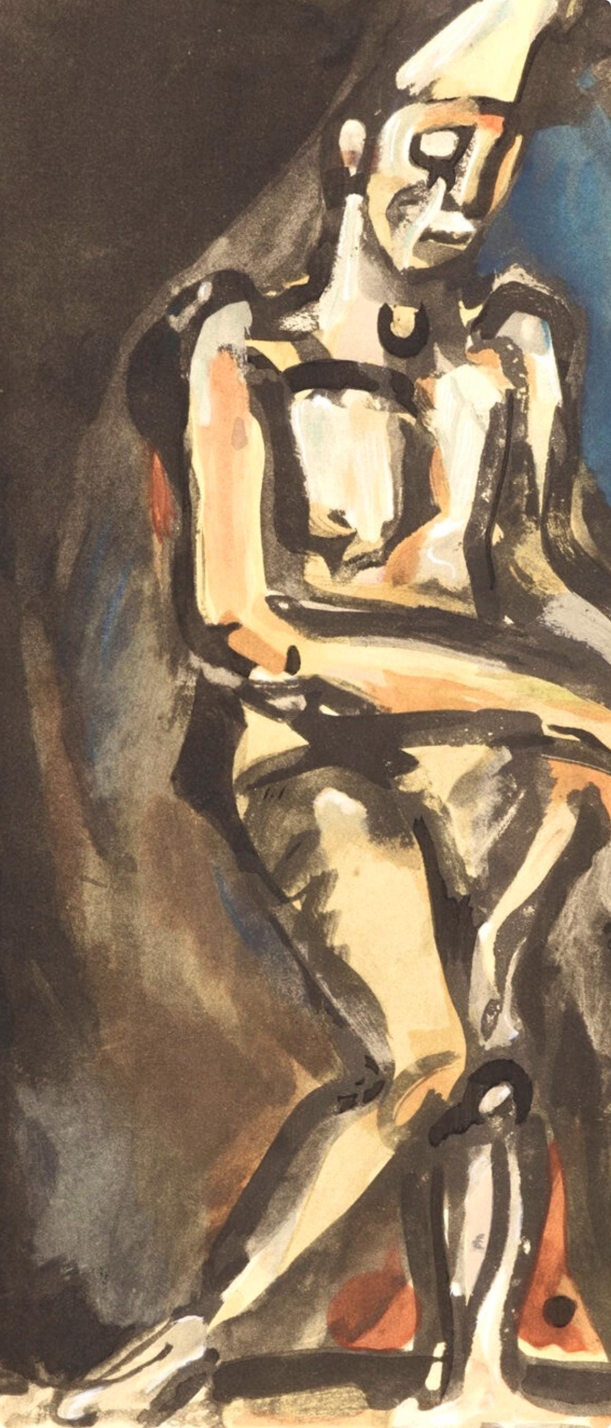 Georges Rouault, Portrait, Douze Contemporains, Lithograph