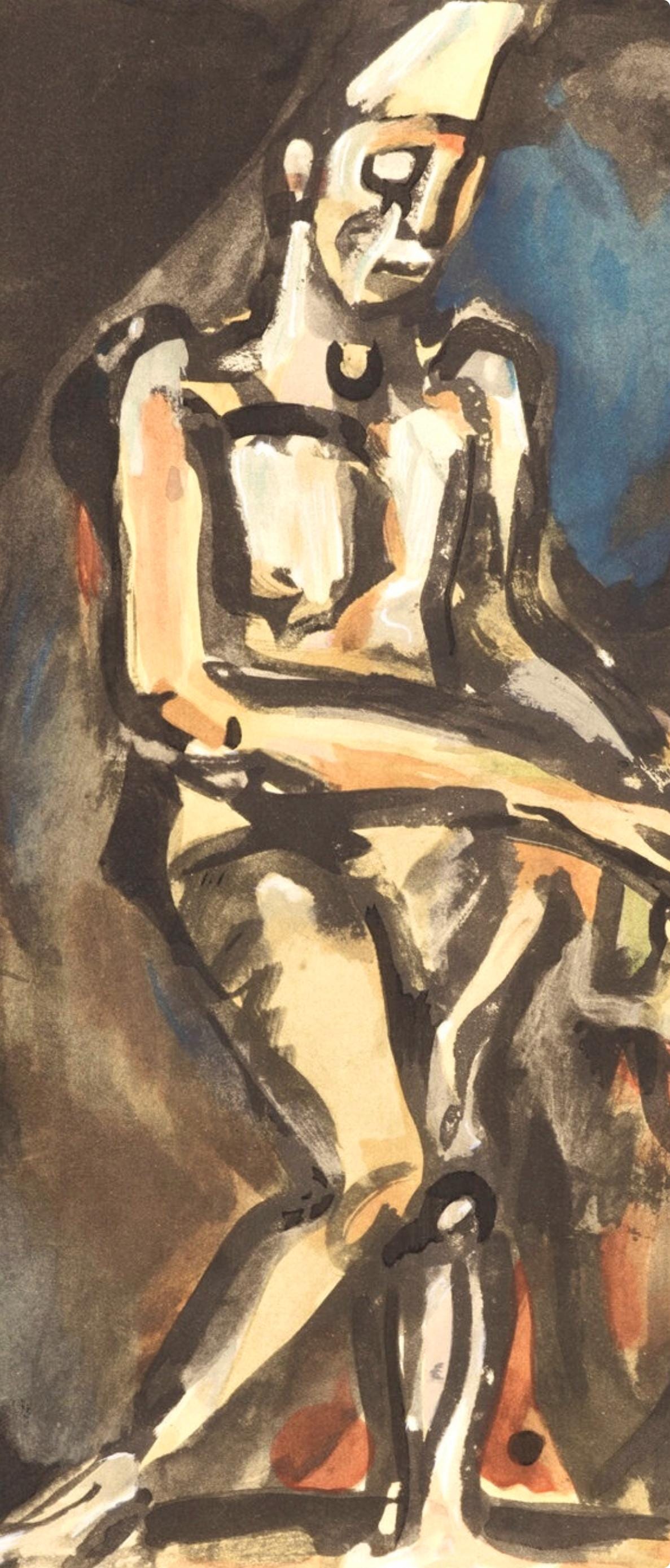 Georges Rouault, Portrait, Douze Contemporains, Lithograph