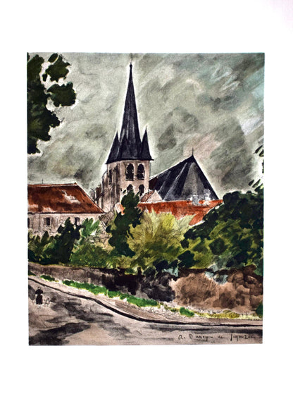 Andr Dunoyer De Segonzac, Composition, Les Peintres Mes Amis, Lithograph