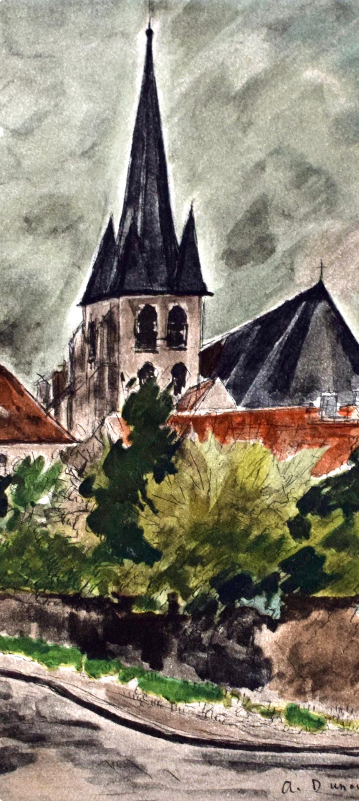 Andr Dunoyer De Segonzac, Composition, Les Peintres Mes Amis, Lithograph