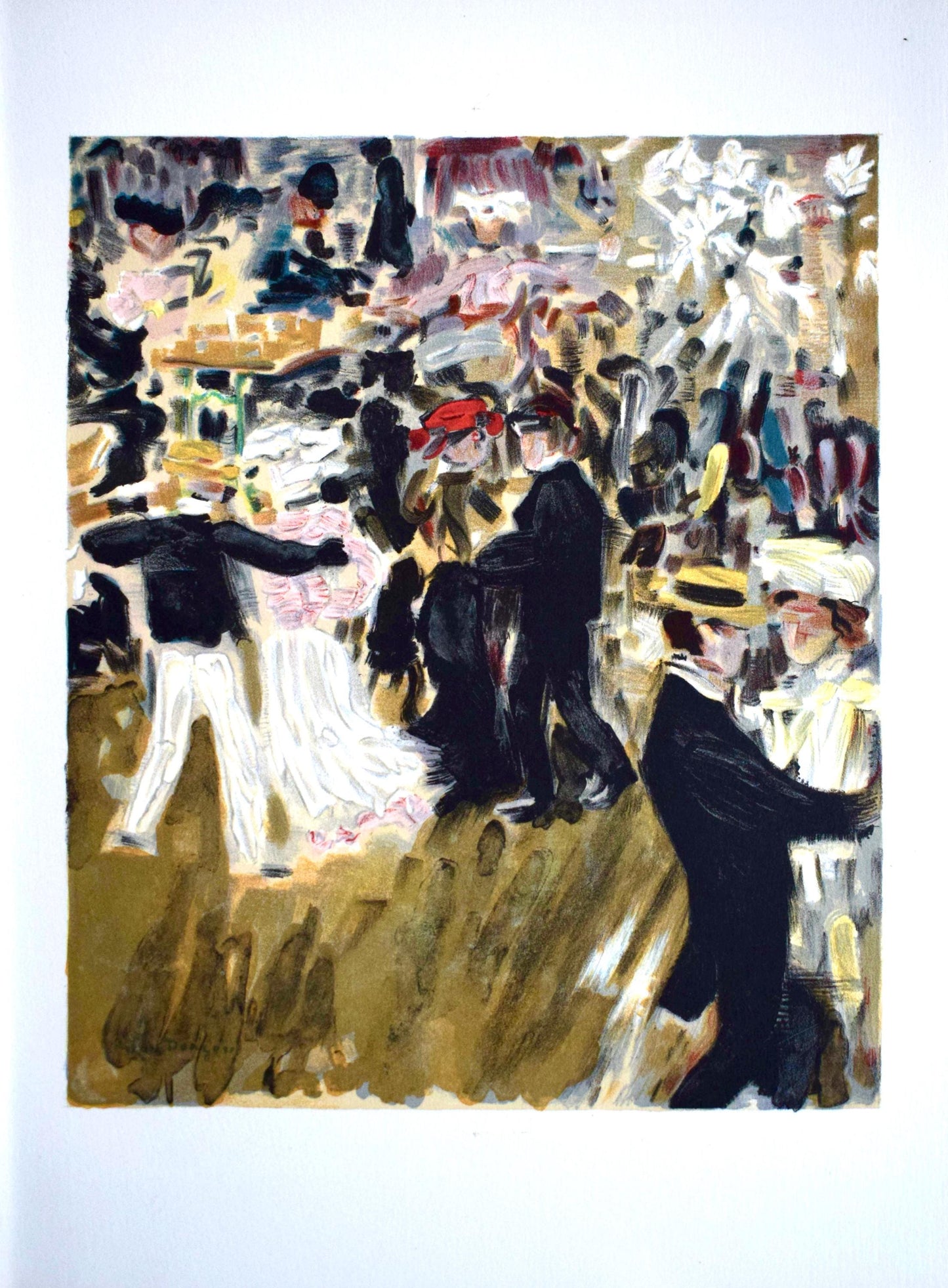 Kees Van Dongen, Composition (Juffermans Jl8C) Peintres Mes Amis, Lithograph