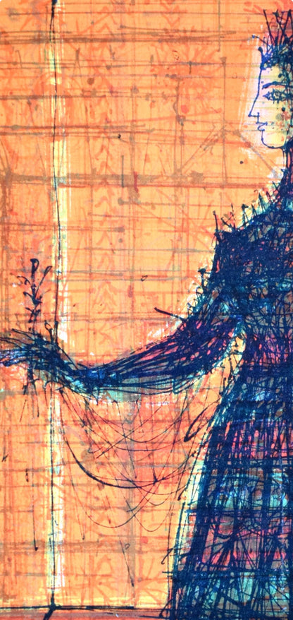 Jean Carzou, Composition, Les Peintres Mes Amis, Lithograph