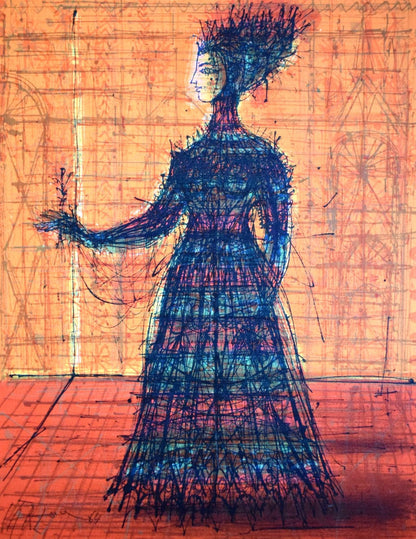 Jean Carzou, Composition, Les Peintres Mes Amis, Lithograph