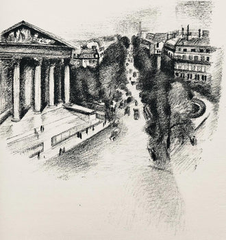 Robert Delaunay, La Madeleine Et Les Boulevard (Habasque 720-728), Allo! Paris!, Lithograph