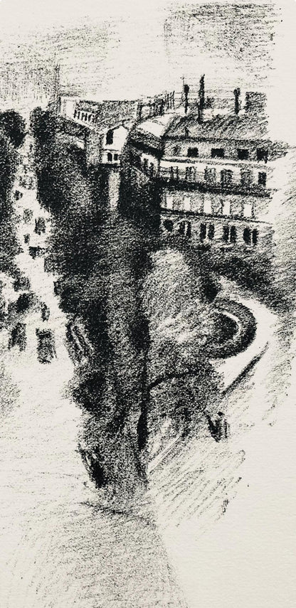 Robert Delaunay, La Madeleine Et Les Boulevard (Habasque 720-728), Allo! Paris!, Lithograph