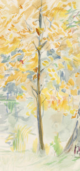 Berthe Morisot, Arbres Roux, Berthe Morisot Seize Aquarelles, Lithograph