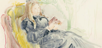 Berthe Morisot, Jeune Femme Sur Le Sofa, Berthe Morisot Seize Aquarelles, Lithograph