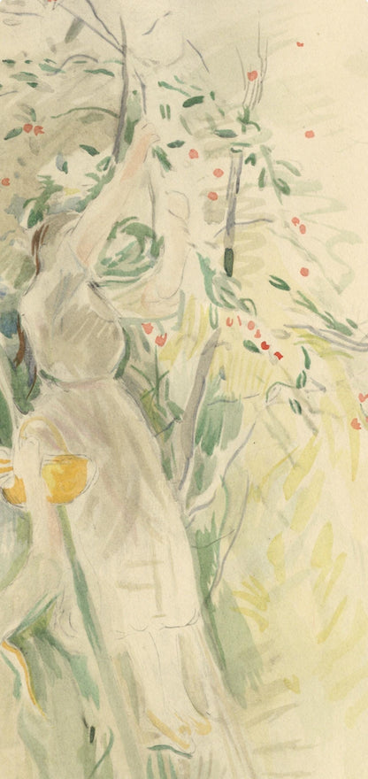 Berthe Morisot, Le Cerisier, Berthe Morisot Seize Aquarelles, Lithograph