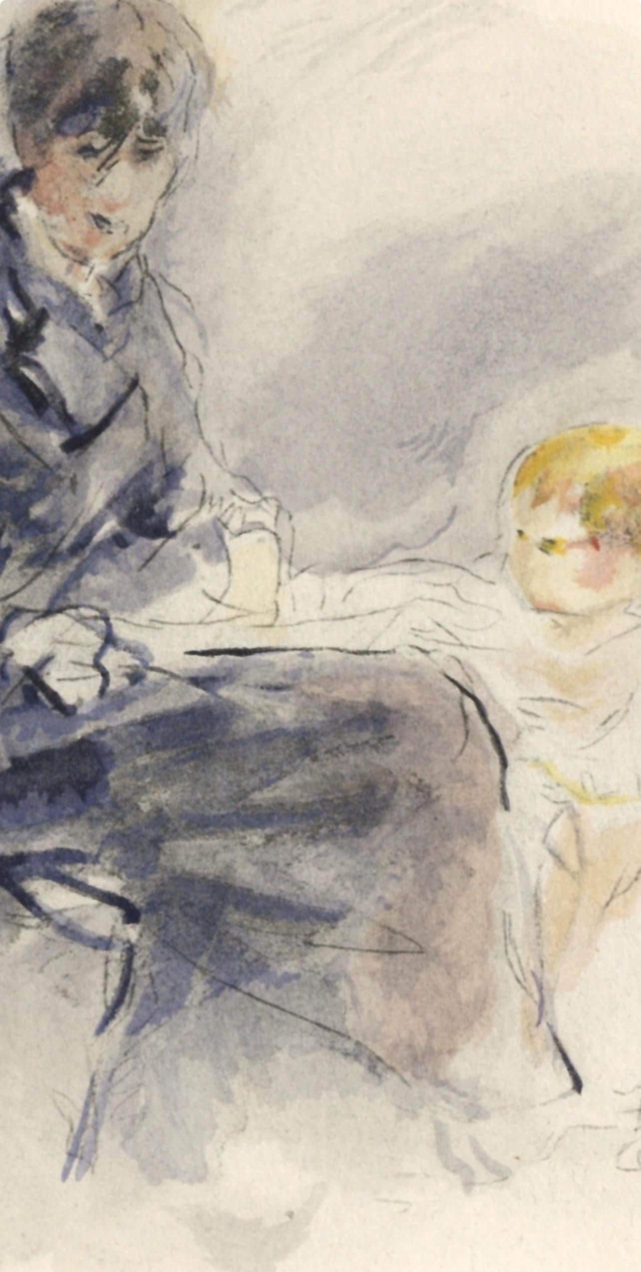 Berthe Morisot, Berthe Morisot Et Sa Fille, Berthe Morisot Seize Aquarelles, Lithograph