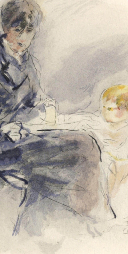 Berthe Morisot, Berthe Morisot Et Sa Fille, Berthe Morisot Seize Aquarelles, Lithograph