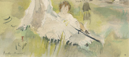 Berthe Morisot, Jeune Femme Et Enfant Dans L'Herbe (Mme Gobillard Et Sa Fille), Berthe Morisot