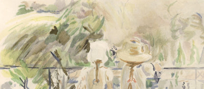 Berthe Morisot, Au Jardin Des Tuileries, Berthe Morisot Seize Aquarelles, Lithograph