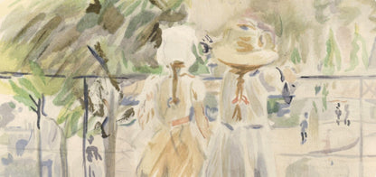 Berthe Morisot, Au Jardin Des Tuileries, Berthe Morisot Seize Aquarelles, Lithograph