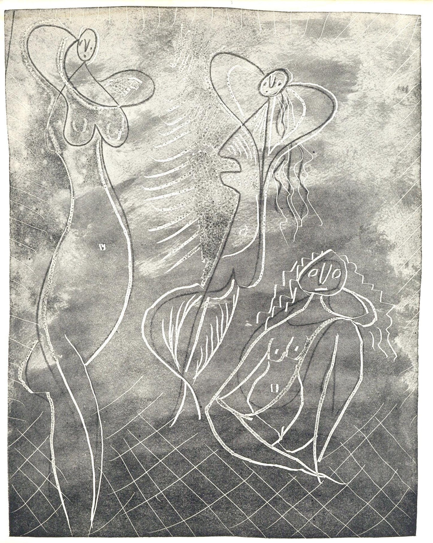 Pablo Picasso, Danseuse (Bloch 361A-E; Baer 683-688; Cramer 38), La Chvre-Feuille, Engraving And