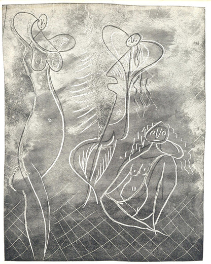 Pablo Picasso, Danseuse (Bloch 361A-E; Baer 683-688; Cramer 38), La Chvre-Feuille, Engraving And