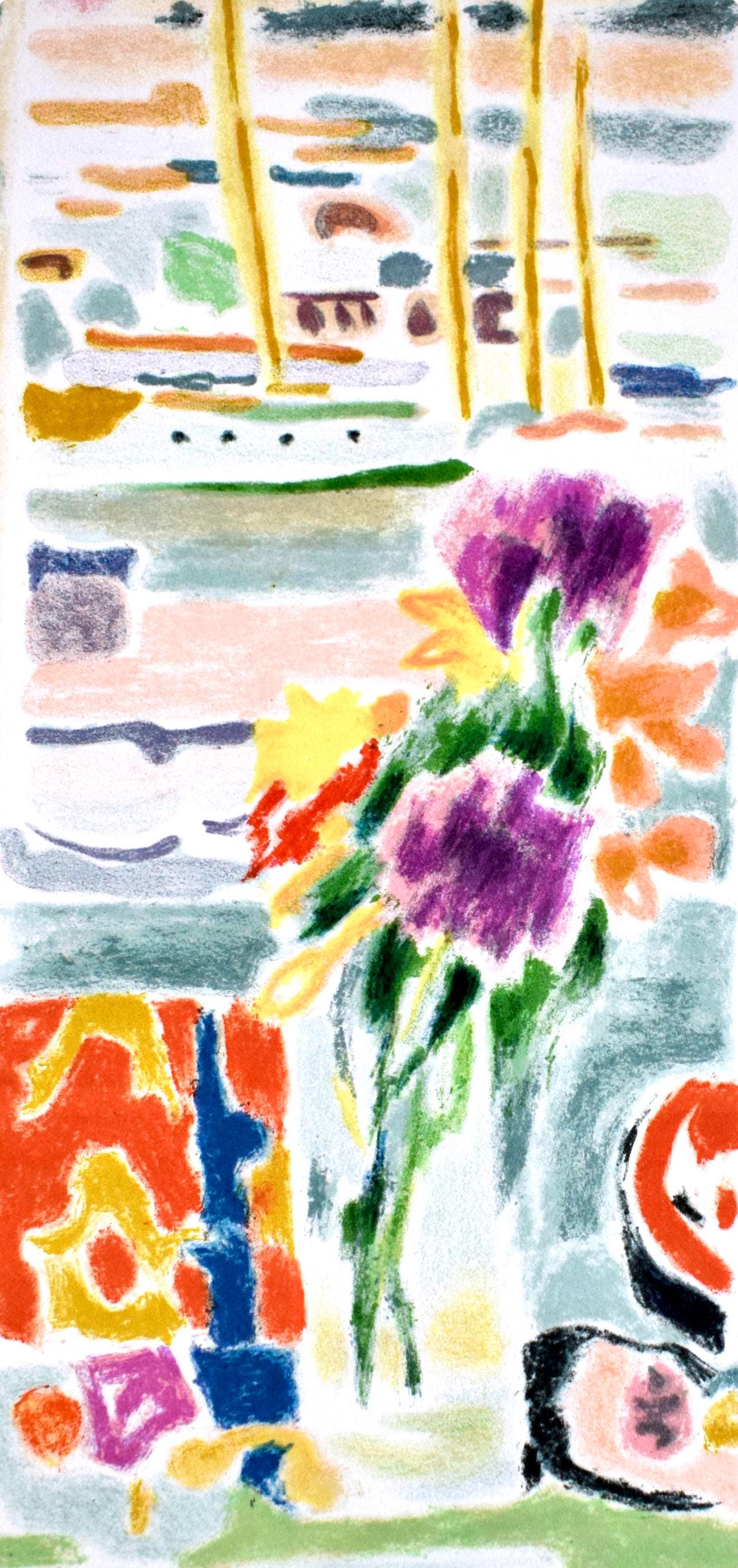 Jules Cavaills, Composition, Les Peintres Mes Amis, Lithograph