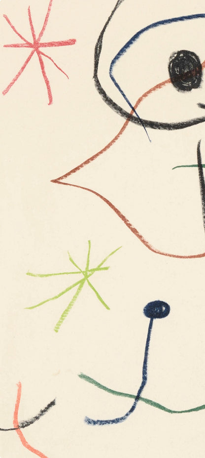 Joan Mir, Composition, Les Peintres Mes Amis, Lithograph