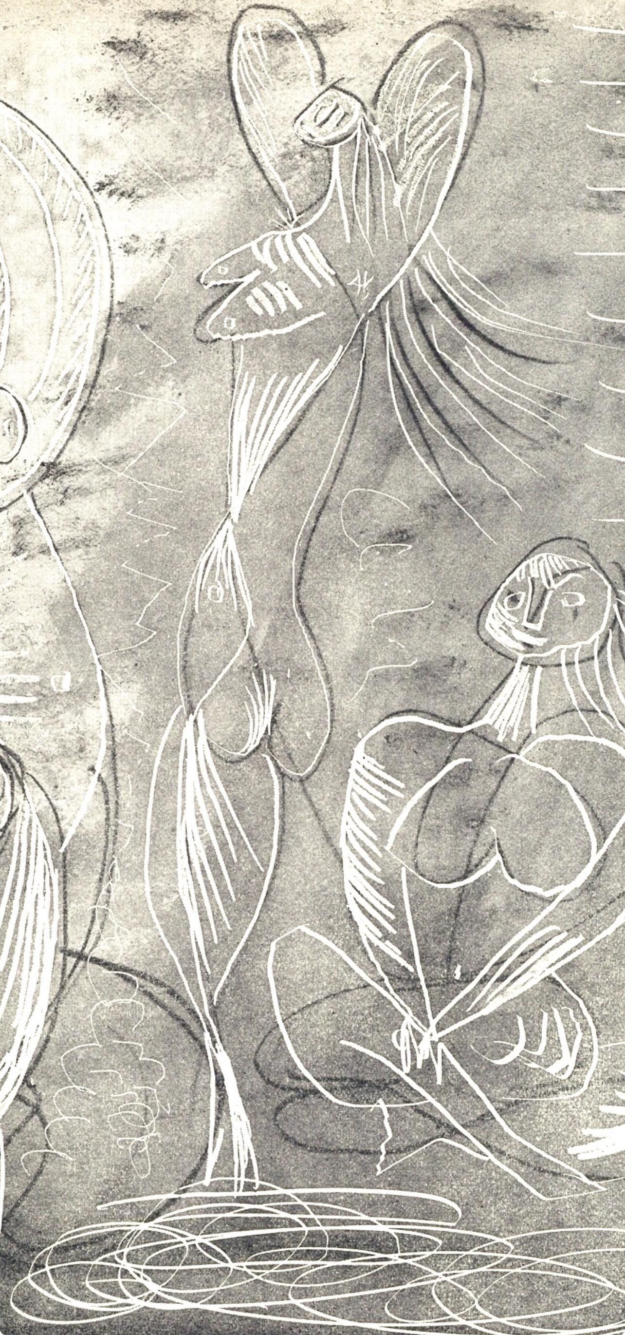 Pablo Picasso, Femme Assise Et Deux Danseuses (Bloch 361A-E; Baer 683-688; Cramer 38), La