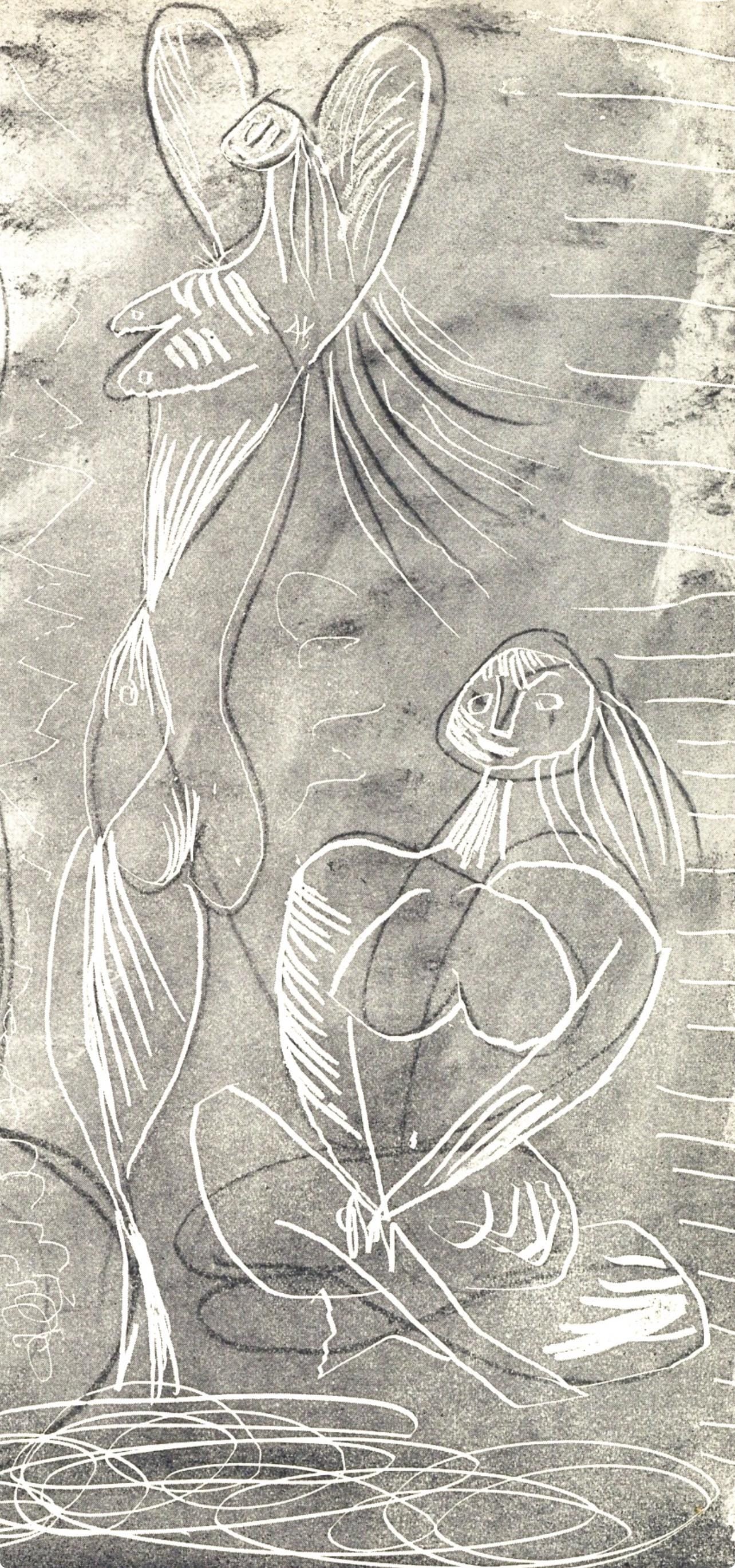 Pablo Picasso, Femme Assise Et Deux Danseuses (Bloch 361A-E; Baer 683-688; Cramer 38), La