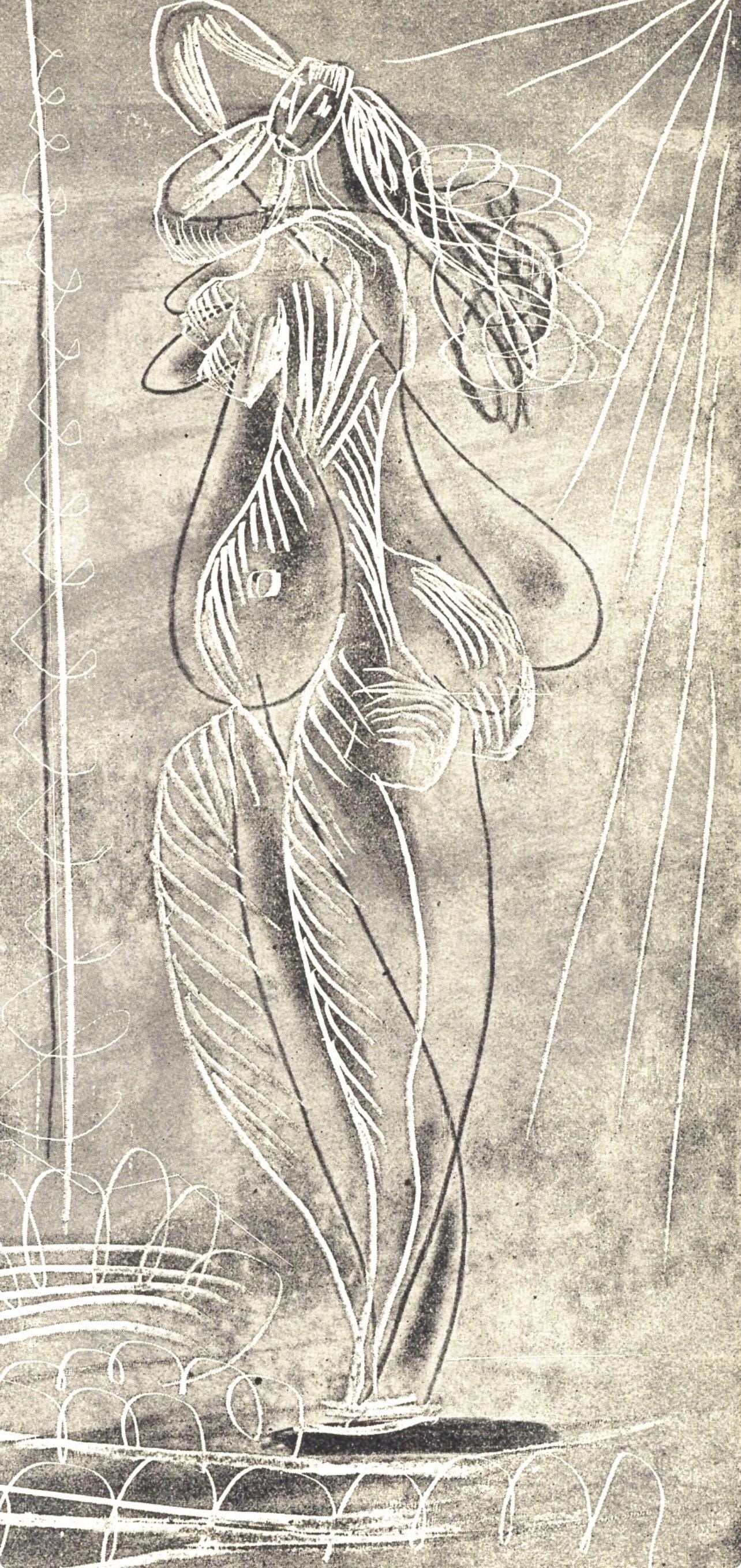 Pablo Picasso, Trois Baigneuses (Bloch 361A-E; Baer 683-688; Cramer 38), La Chvre-Feuille, Engraving