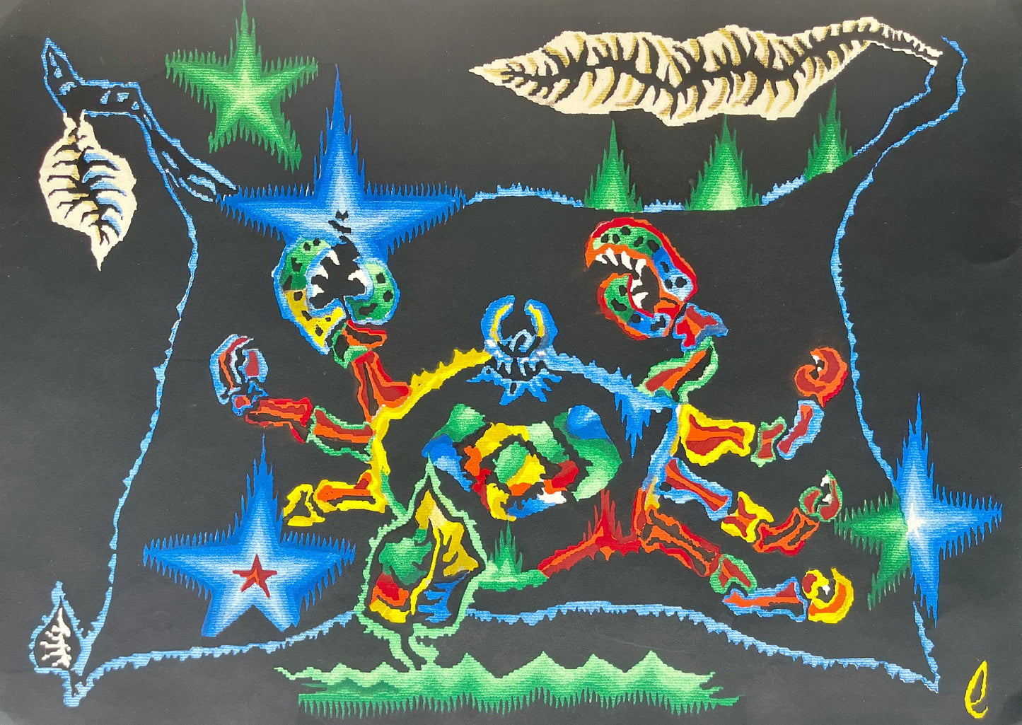 Jean Lurat, Le Cancer (Cancer), Les Signes Du Zodiaque, Lithograph