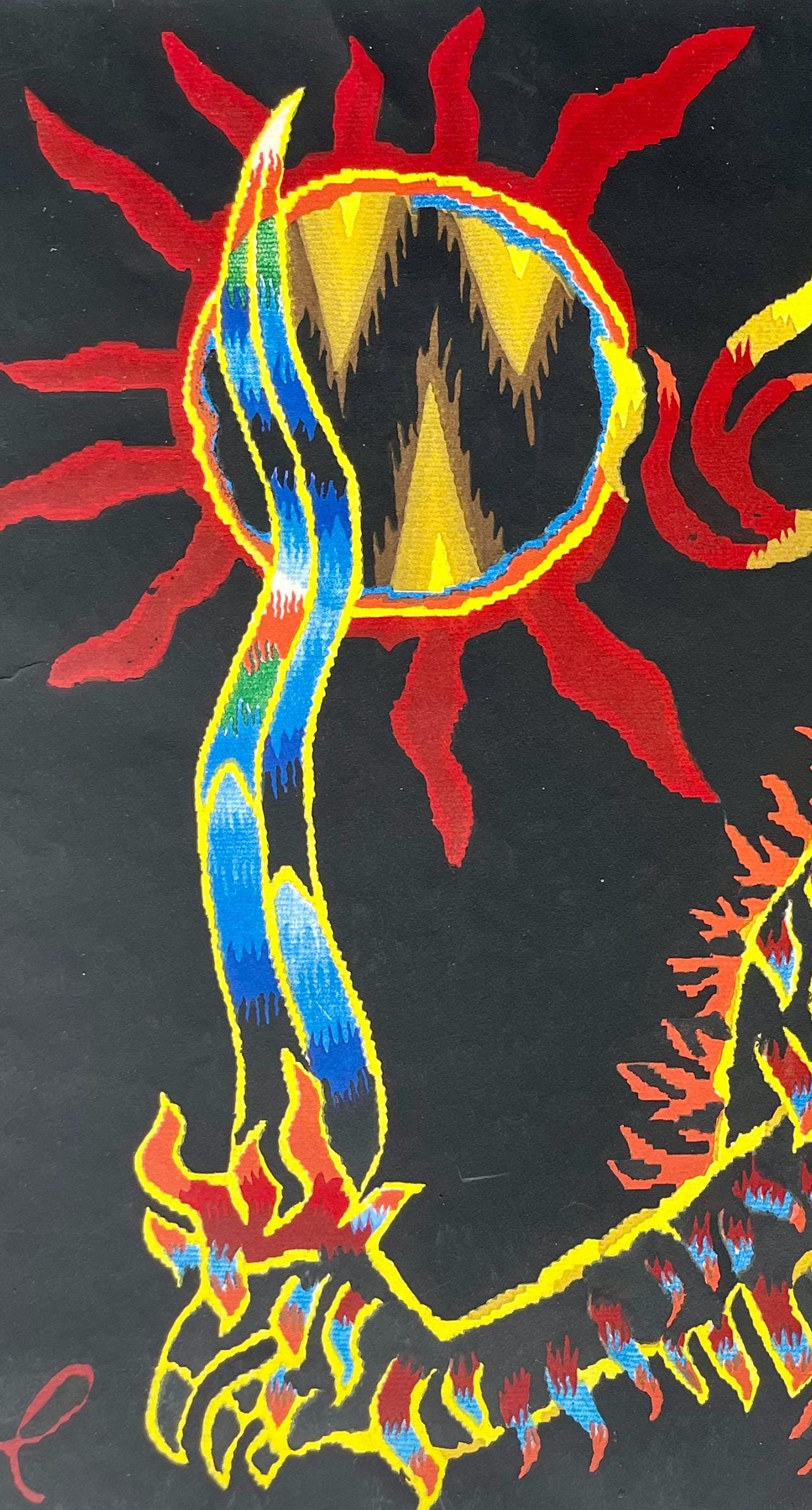 Jean Lurat, Le Lion (Leo), Les Signes Du Zodiaque, Lithograph