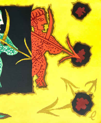 Jean Lurat, Le Sagitaire (Sagittarius), Les Signes Du Zodiaque, Lithograph