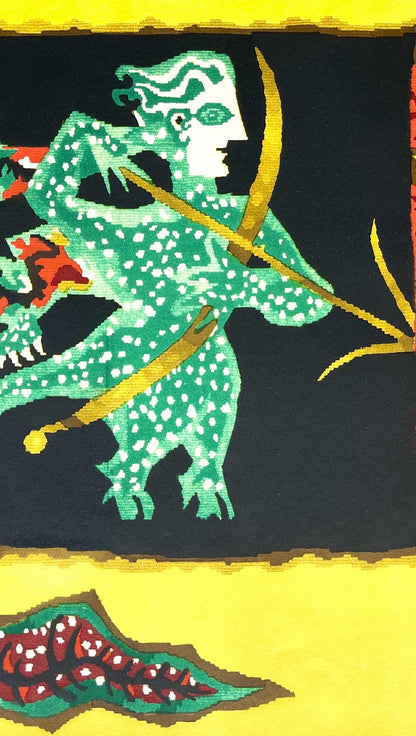 Jean Lurat, Le Sagitaire (Sagittarius), Les Signes Du Zodiaque, Lithograph