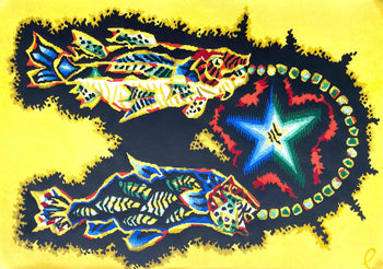 Jean Lurat, Le Poisson (Pieces), Les Signes Du Zodiaque, Lithograph