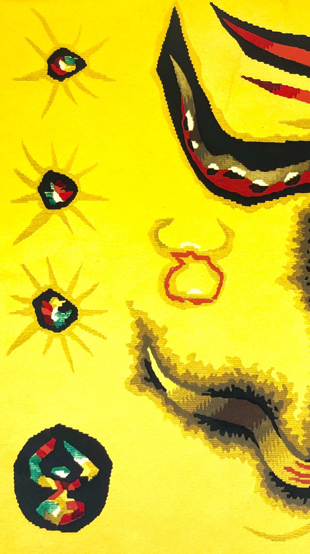 Jean Lurat, Le Taureau (Taurus), Les Signes Du Zodiaque, Lithograph