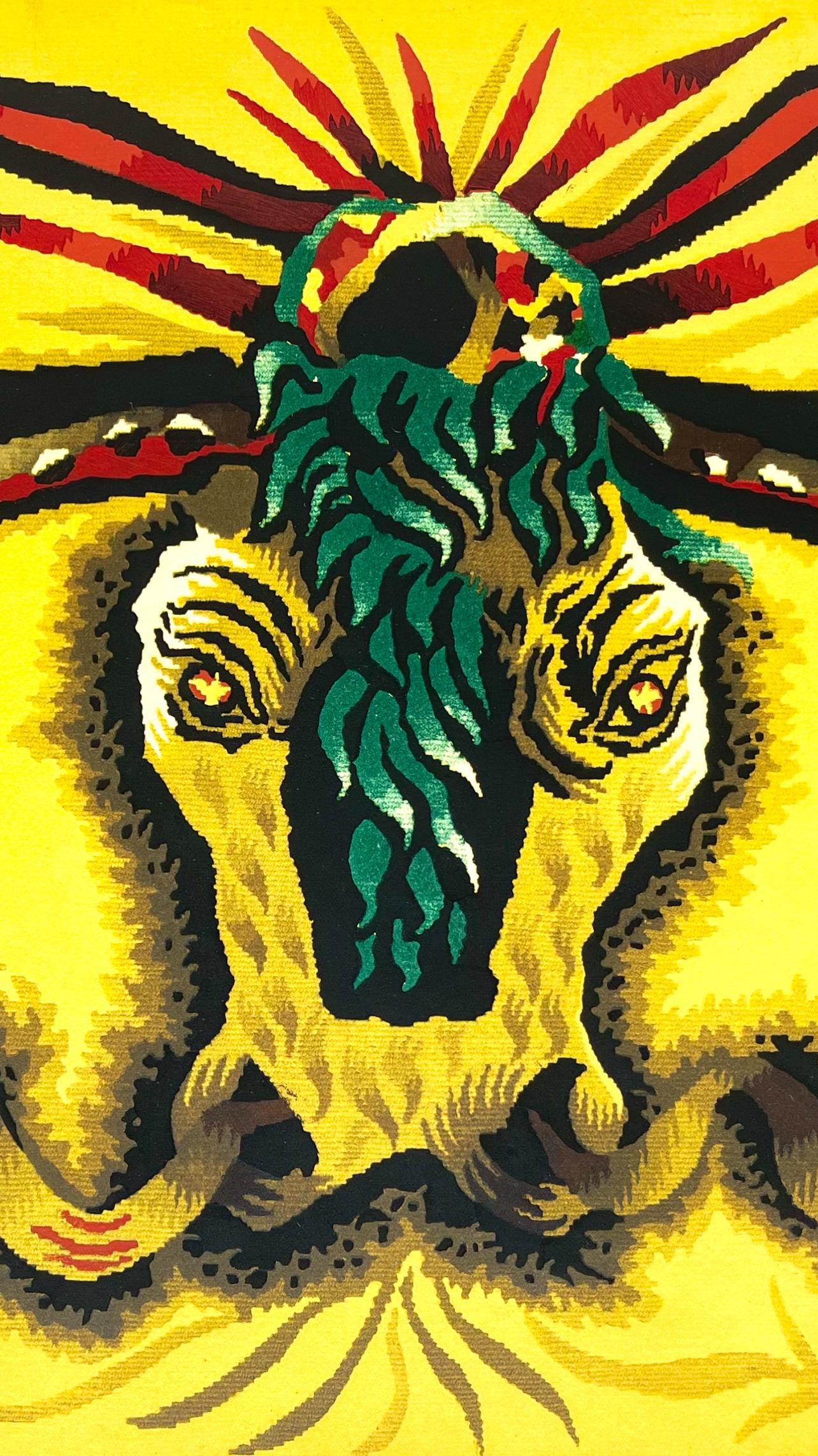 Jean Lurat, Le Taureau (Taurus), Les Signes Du Zodiaque, Lithograph