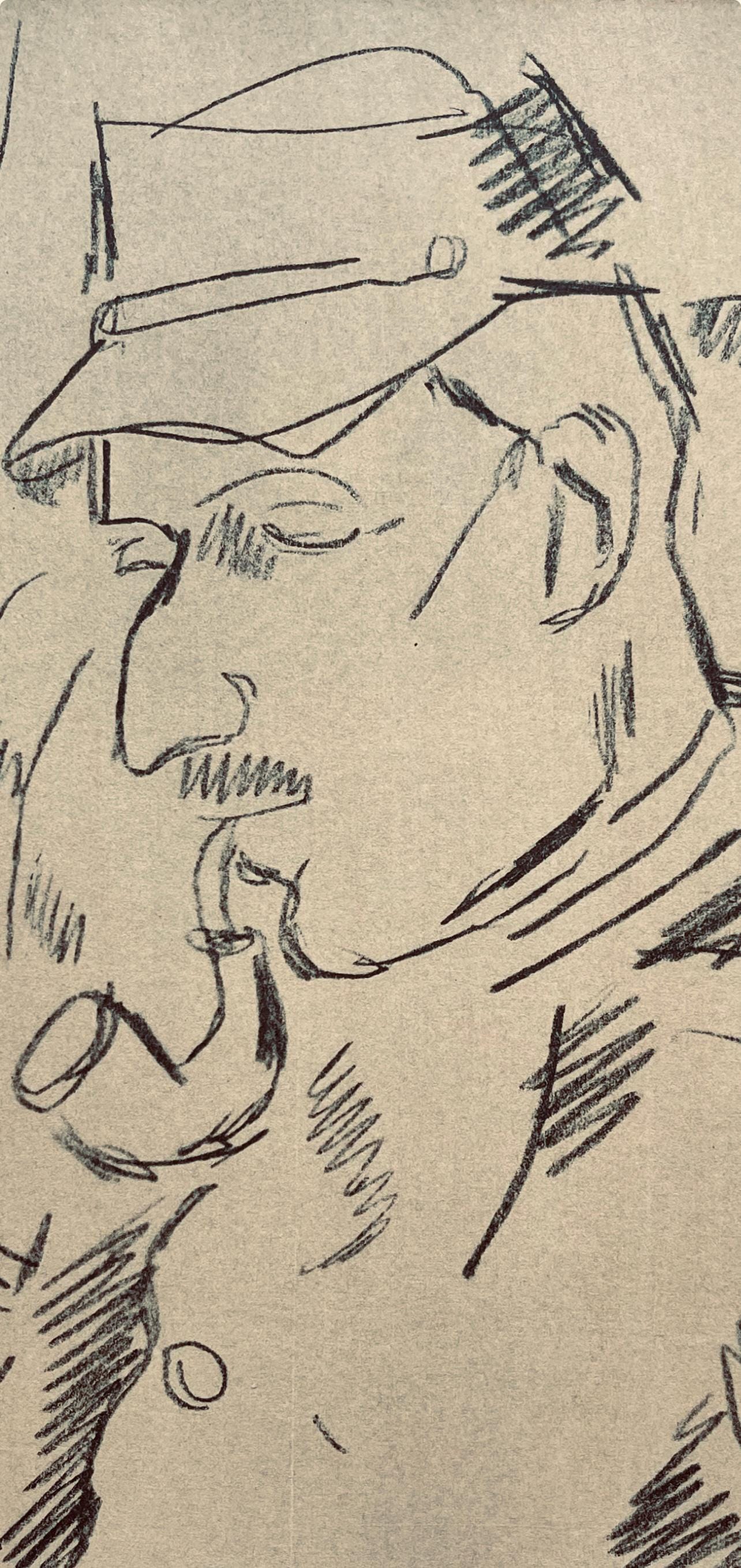 Fernand Lger, Portrait De Mon Caporal De La Cie. 5/4 Du Ier Genie, Fernand Lger, Dessins De Guerre,
