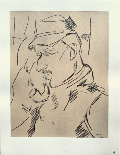 Fernand Lger, Portrait De Mon Caporal De La Cie. 5/4 Du Ier Genie, Fernand Lger, Dessins De Guerre,