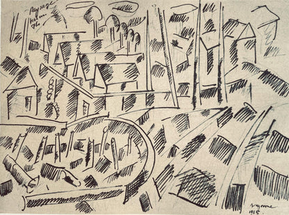 Fernand Lger, Aux Alentours De Verdun, Fernand Lger, Dessins De Guerre, Lithograph