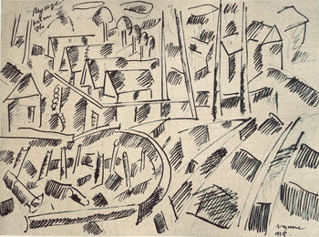 Fernand Lger, Aux Alentours De Verdun, Fernand Lger, Dessins De Guerre, Lithograph