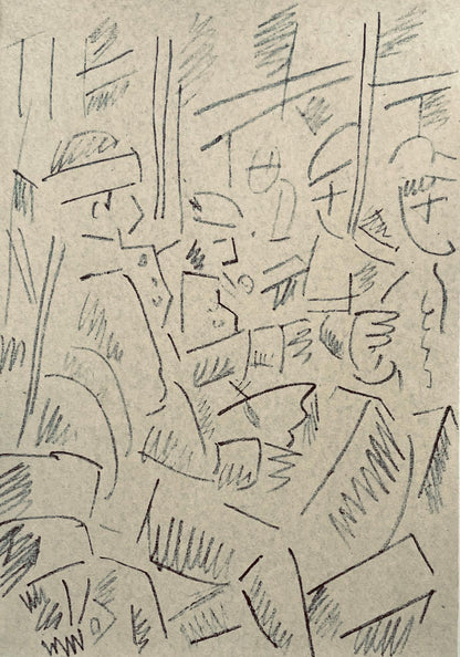 Fernand Lger, Dans L'Hpital, Fernand Lger, Dessins De Guerre, Lithograph