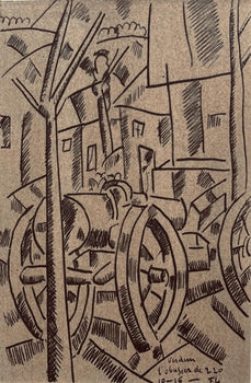 Fernand Lger, L'Obusier De 220, Fernand Lger, Dessins De Guerre, Lithograph