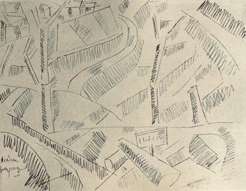Fernand Lger, Paysage A Verdun, Fernand Lger, Dessins De Guerre, Lithograph