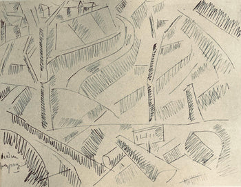 Fernand Lger, Paysage A Verdun, Fernand Lger, Dessins De Guerre, Lithograph