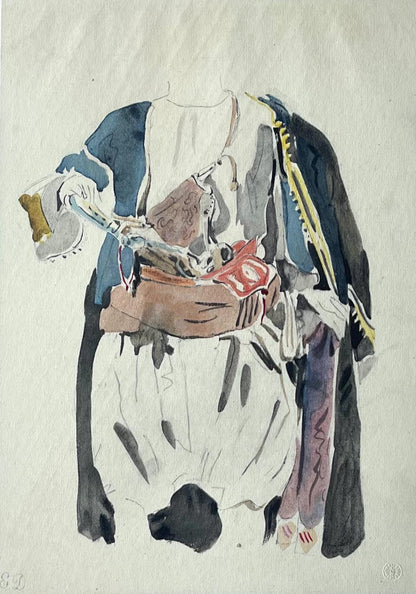 Eugne Delacroix, Composition, Trente Et Un Dessins Et Aquarelles Du Maroc, Lithograph