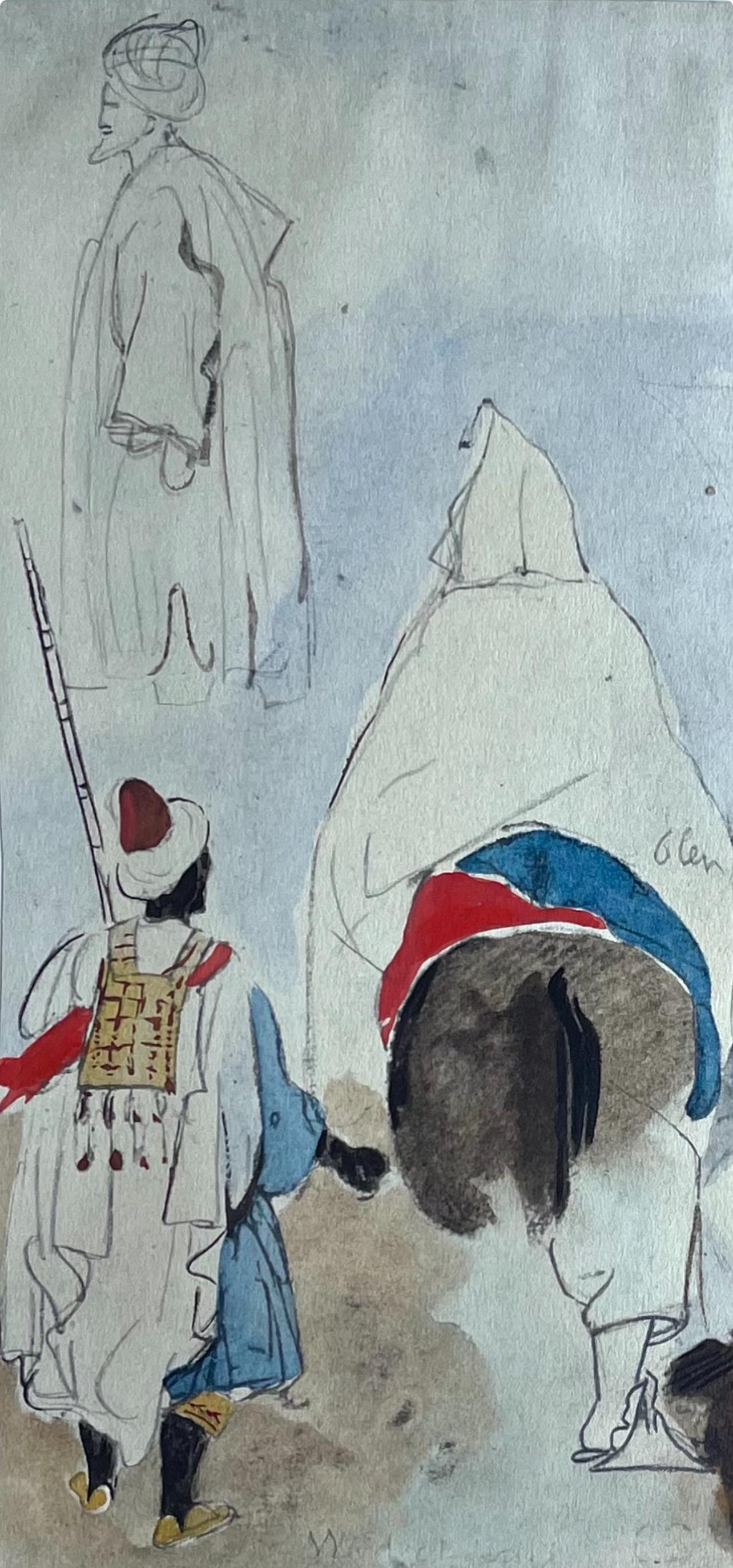 Eugne Delacroix, Composition, Trente Et Un Dessins Et Aquarelles Du Maroc, Lithograph