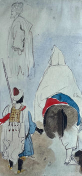 Eugne Delacroix, Composition, Trente Et Un Dessins Et Aquarelles Du Maroc, Lithograph