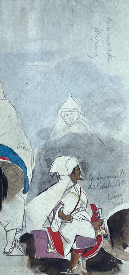 Eugne Delacroix, Composition, Trente Et Un Dessins Et Aquarelles Du Maroc, Lithograph