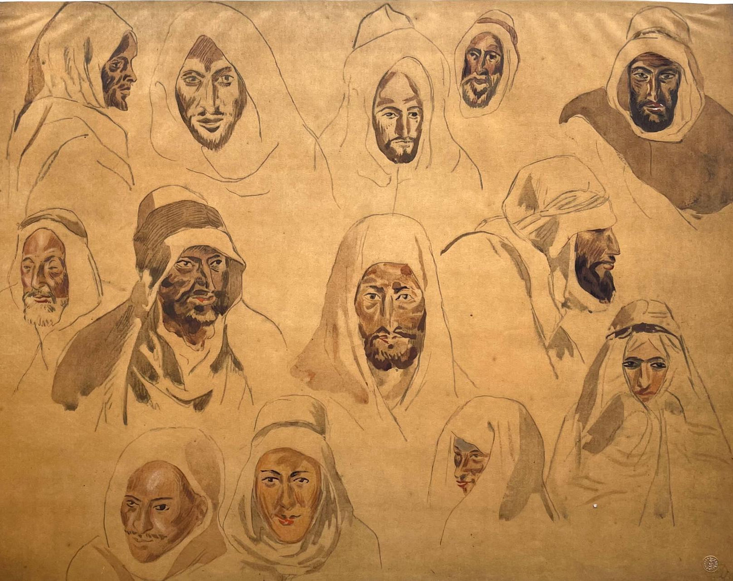 Eugne Delacroix, Composition, Trente Et Un Dessins Et Aquarelles Du Maroc, Lithograph