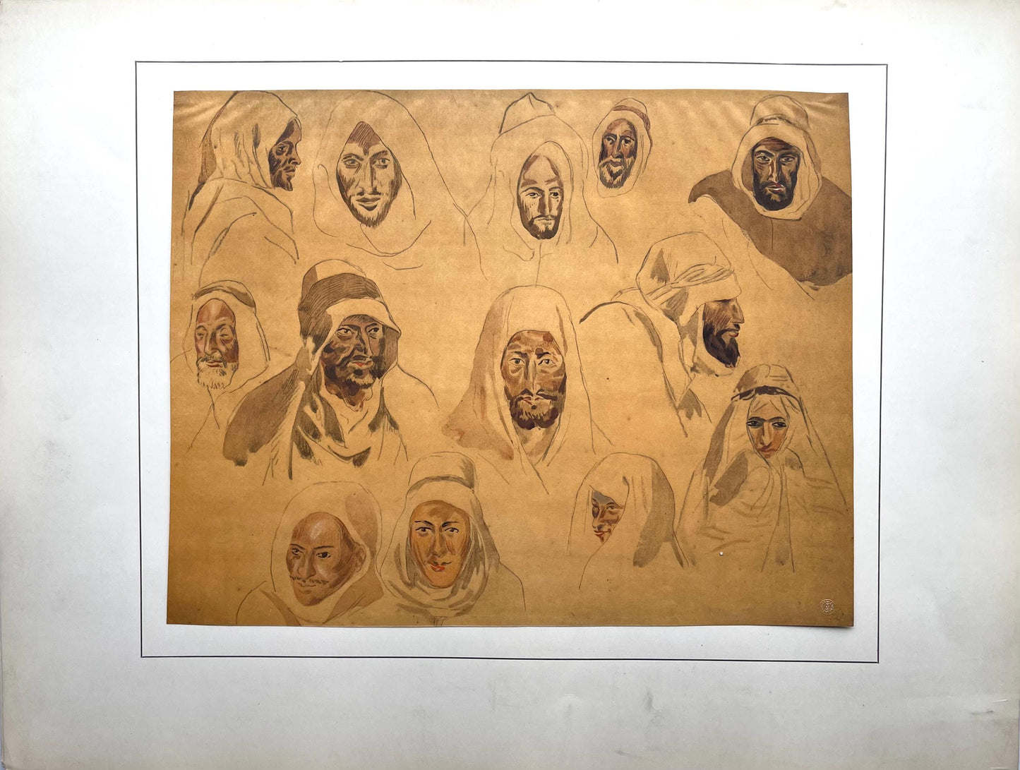 Eugne Delacroix, Composition, Trente Et Un Dessins Et Aquarelles Du Maroc, Lithograph