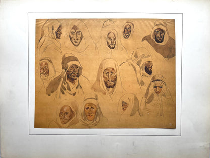 Eugne Delacroix, Composition, Trente Et Un Dessins Et Aquarelles Du Maroc, Lithograph