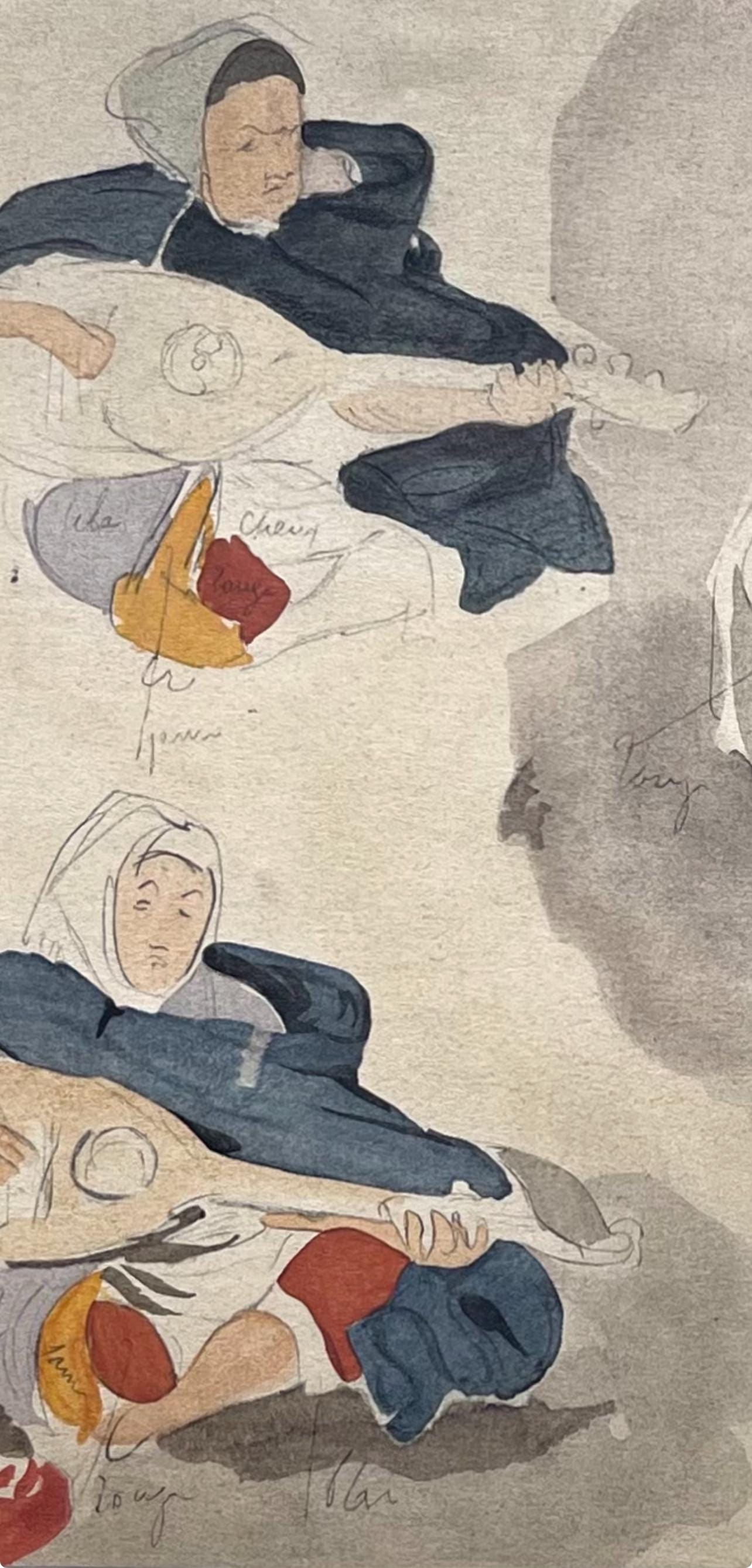Eugne Delacroix, Composition, Trente Et Un Dessins Et Aquarelles Du Maroc, Lithograph